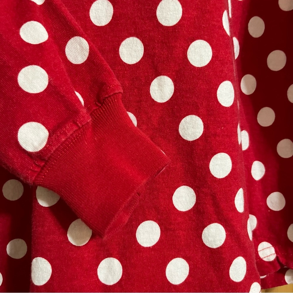 Spirit Jersey Red Polka Dot Disney Shirt Size XS - Picture 3 of 9